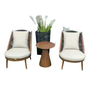 1 table + 2 chairs